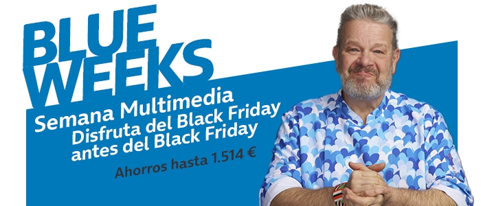  black Friday y blue weeks. Disfruta del Black Friday antes del Black Friday